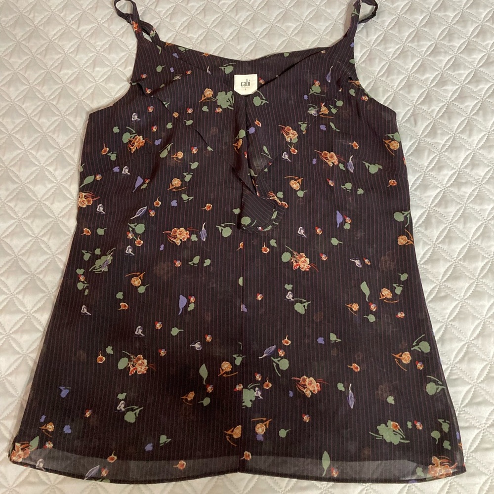 NWT Cabi Pinstripe Cami size small